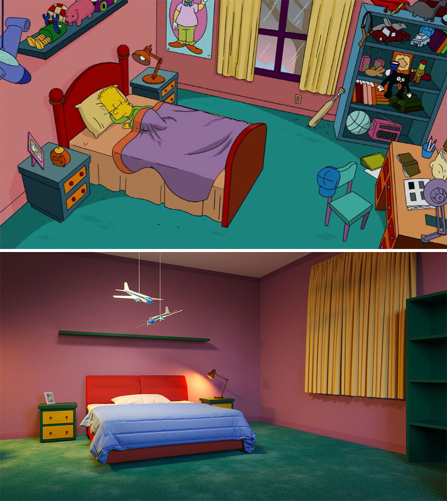 Bart’s Bedroom, The Simpsons