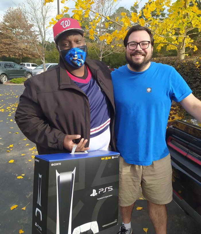 Been Gaming With This Dude For 15 Years. I Have Some Good Gaming Memories With Him. He Tried But Couldn’t Get PS5. Little Did He Know I Was Able To Get Him One