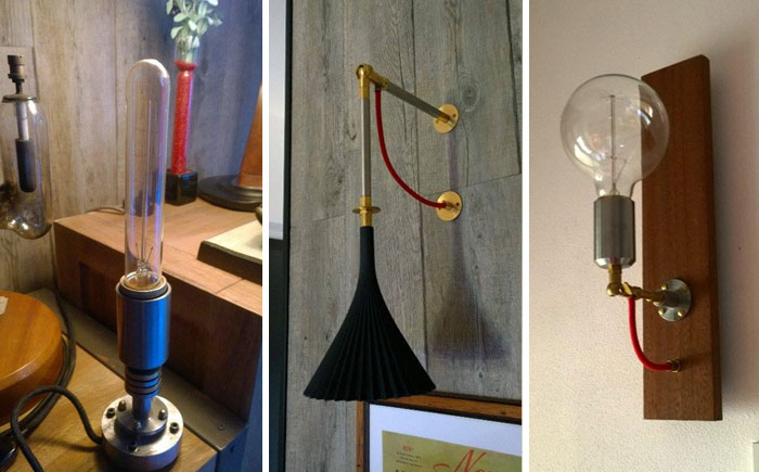 Three unusual lamps 