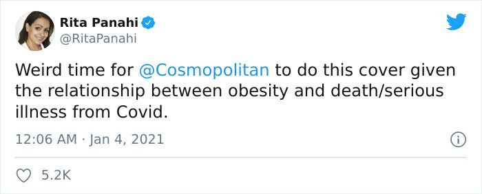 People Are Not OK With These Cosmopolitan Covers That Ignore The Relationship Between Obesity And Covid