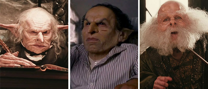 Warwick Davis As Gringotts Head Goblin, Griphook (Voice), And Professor Flitwick In The Harry Potter Series (2001-2011)