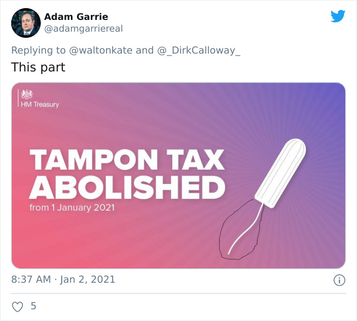 Man Probably Thinks He's Protecting Society's Purity By Commenting On A Tampon Image, Makes A "Fool" Of Himself