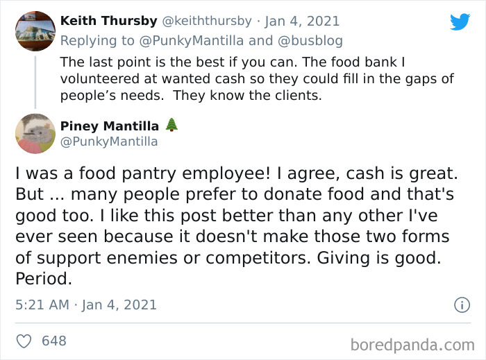 Woman Shares A List Of Acceptable Donation To Food Banks Which Gets Appreciated By 108K People On Twitter