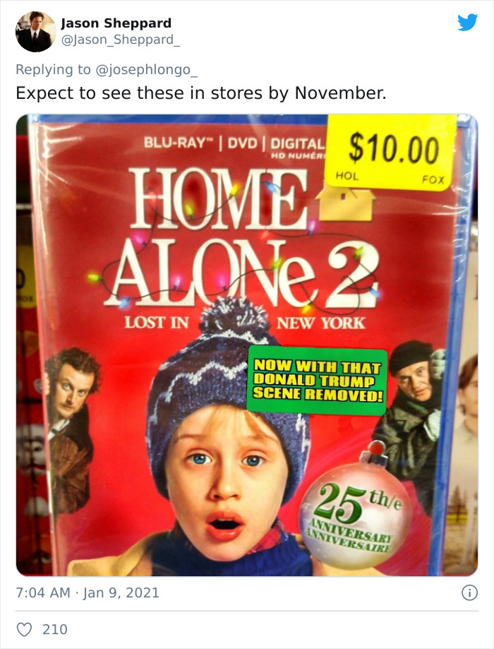 People Demand That Trump Gets Removed From 'Home Alone 2', They Photoshop Who Could Replace Him