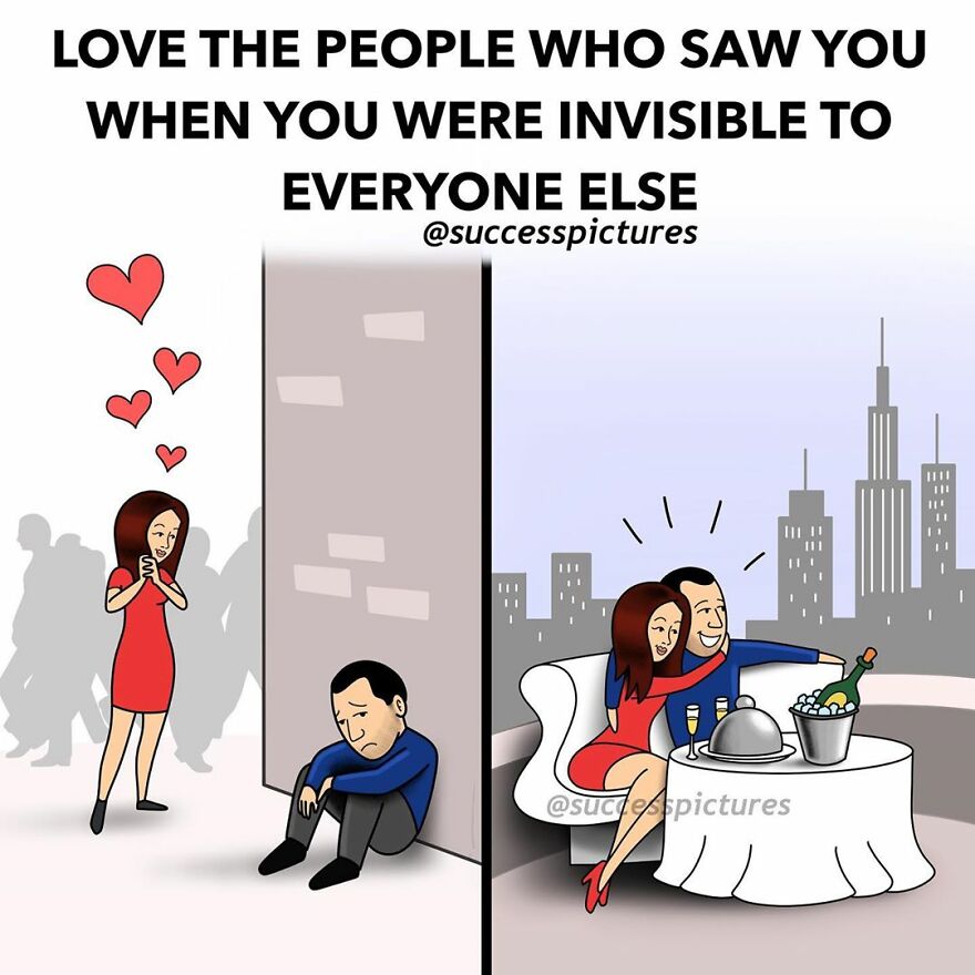 This Instagram Account Makes Motivational Comics With A Deep Meaning