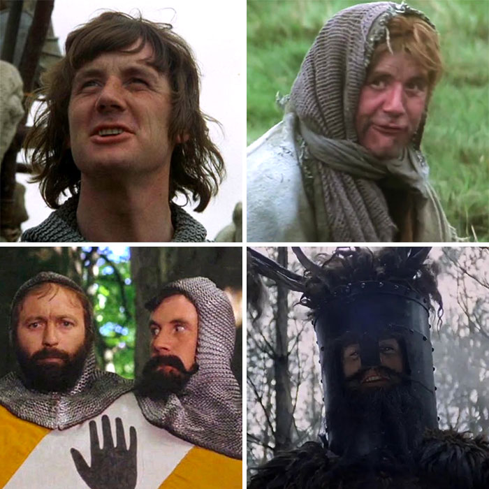 Michael Palin As Sir Galahad The Pure, Dennis, Right Head, The Leader Of The Knights Who Say Ni!, And 5 Other Roles In Monty Python And The Holy Grail (1975)