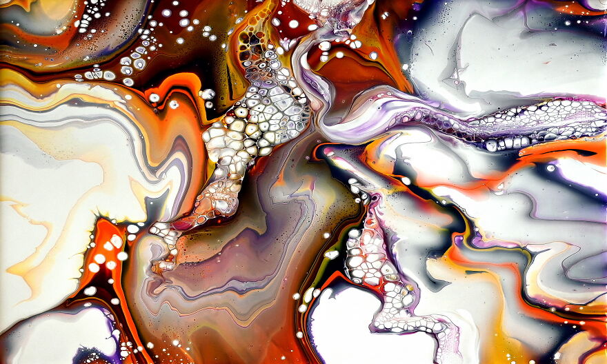 Fluidity ~ Abstract Acrylic Pour Painting ~ Playing With Thin Paints ~ #staycreative Fluidity ~ Abstract Acrylic Pour Painting ~ Playing With Thin Paints ~ #staycreative