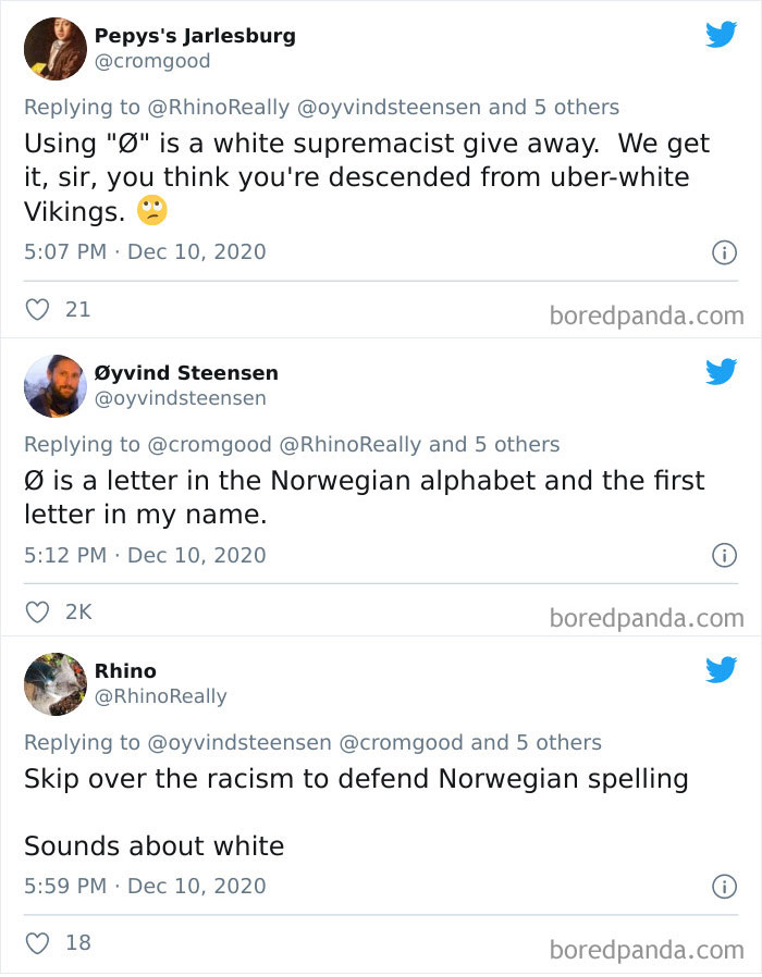 Stop Being Norwegian, You Racist