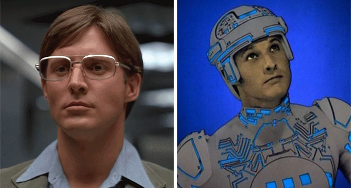 Bruce Boxleitner As Alan Bradley And Tron In Tron (1982)