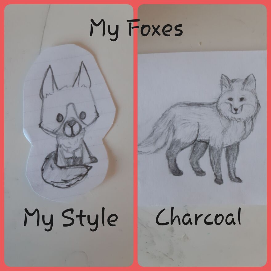 My Style vs. Charcoal Style