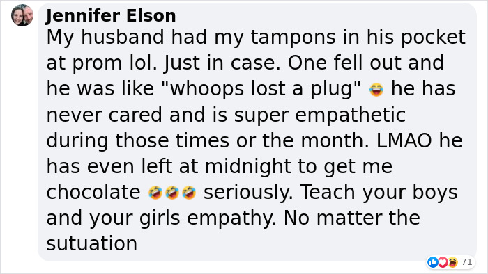 Mom Praised By 65k People On Facebook For Encouraging Her Sons To See Past Menstruation Taboo