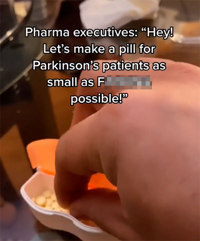 Guy Struggles Picking Up His Parkinson’s Meds, TikToker Helps By Designing Pill Bottle For People With Shaky Hands