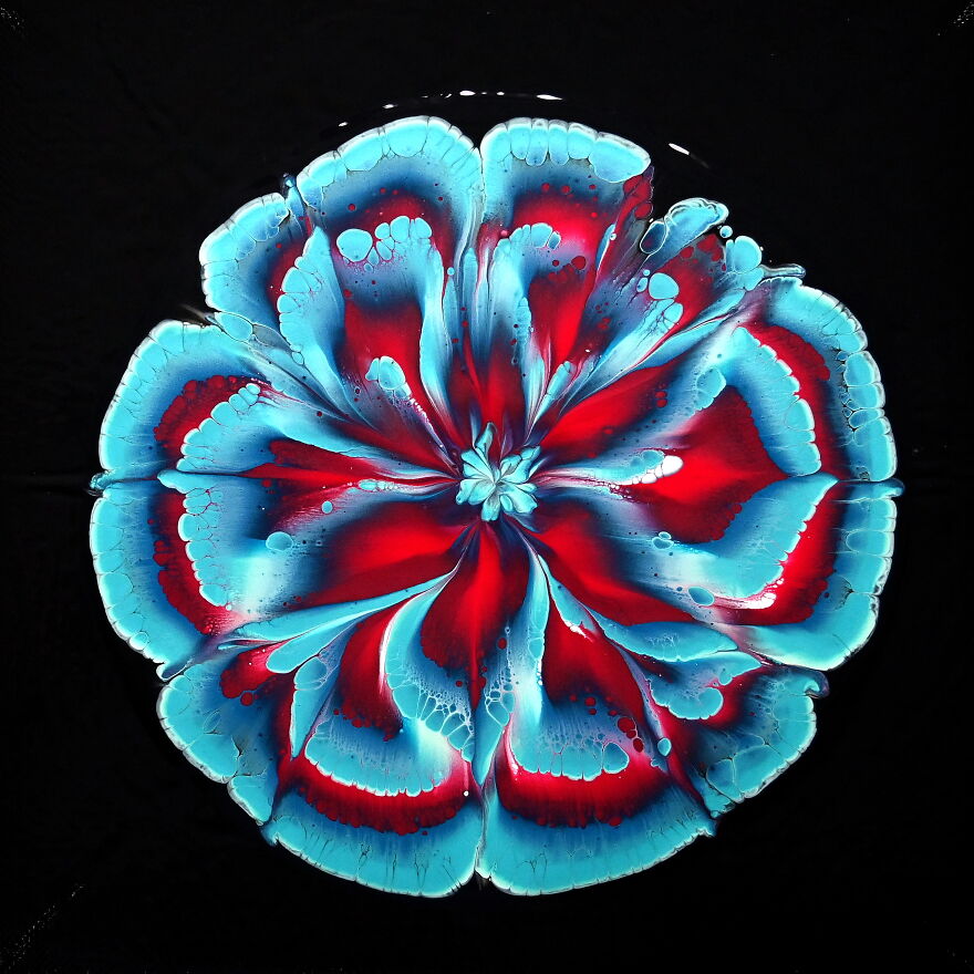 Step By Step ~ Cup Bottom Reverse Flower Dip Tutorial ~ Acrylic Pour Painting Step By Step ~ Cup Bottom Reverse Flower Dip Tutorial ~ Acrylic Pour Painting