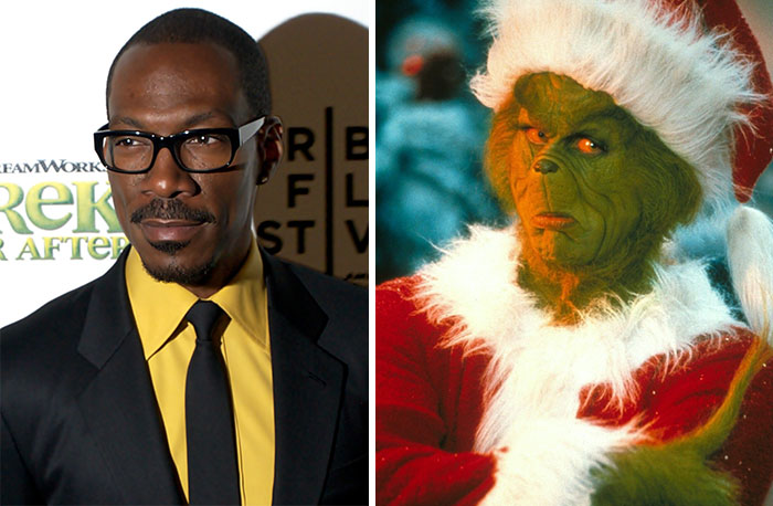 Eddie Murphy Was Considered For The Part Of Grinch In "How The Grinch Stole Christmas", But Jim Carrey Was Cast