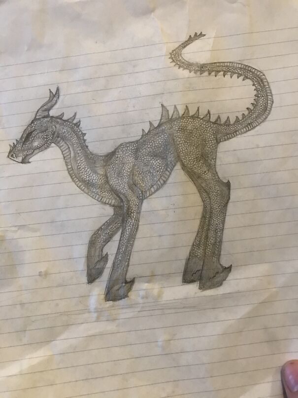 I Tried To Add Two Photos But It Didn’t Quite Work So I’ll Add The Other In The Comments. I Like Drawing Random Type Creatures And Calling Them Dragons :) I Hope You Like Em