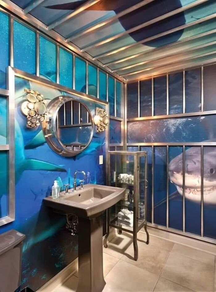 Shark Cage Bathroom