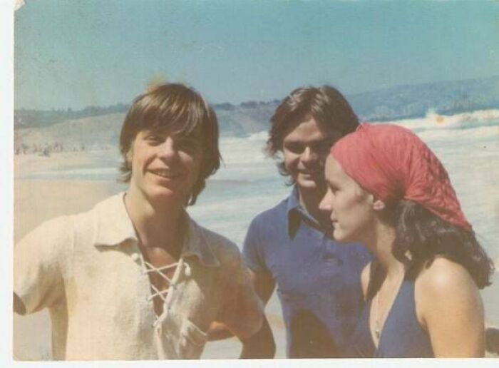My Dad (Left) Looking Like A Young Luke Skywalker, Chile, 1977
