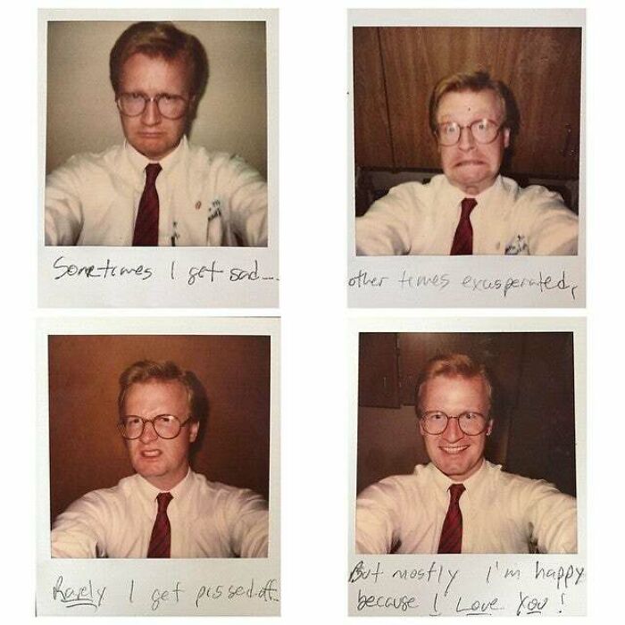 After Their First Fight, My Dad Apologized To My Mom Through Polaroids. The True Og Of Apologies, My Man (1987)