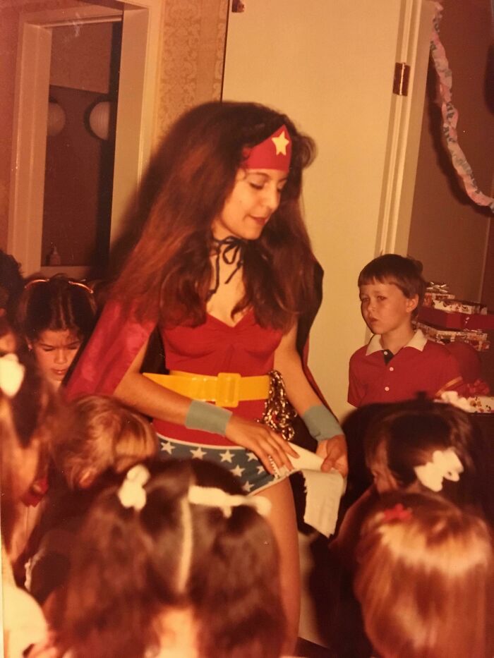 My Mom Immigrated To The US From Iran In November, 1978. Here She Is Dressed As Wonder Woman A Year Later