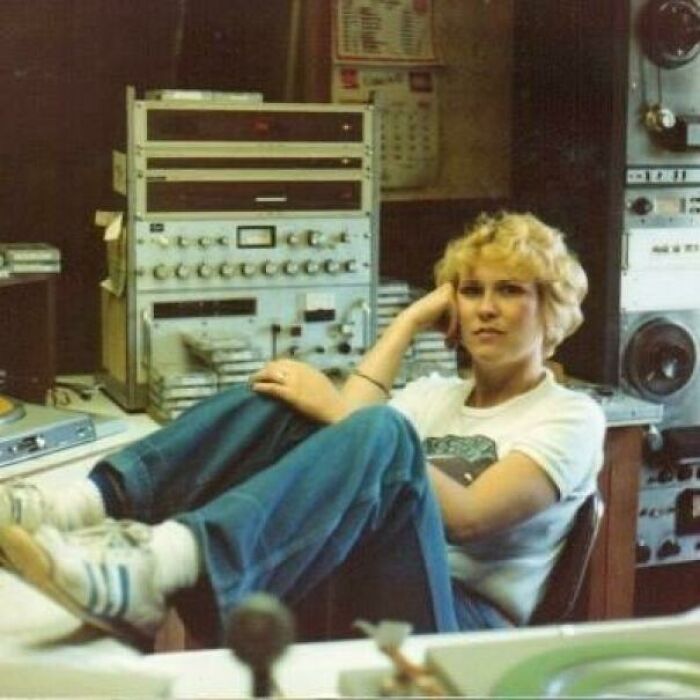 My Mom Working As A Dj, Late 1970s