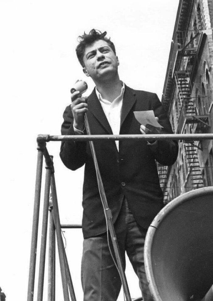 My Dad 1969 Bronx, NY. Speaking Against The Vietnam War