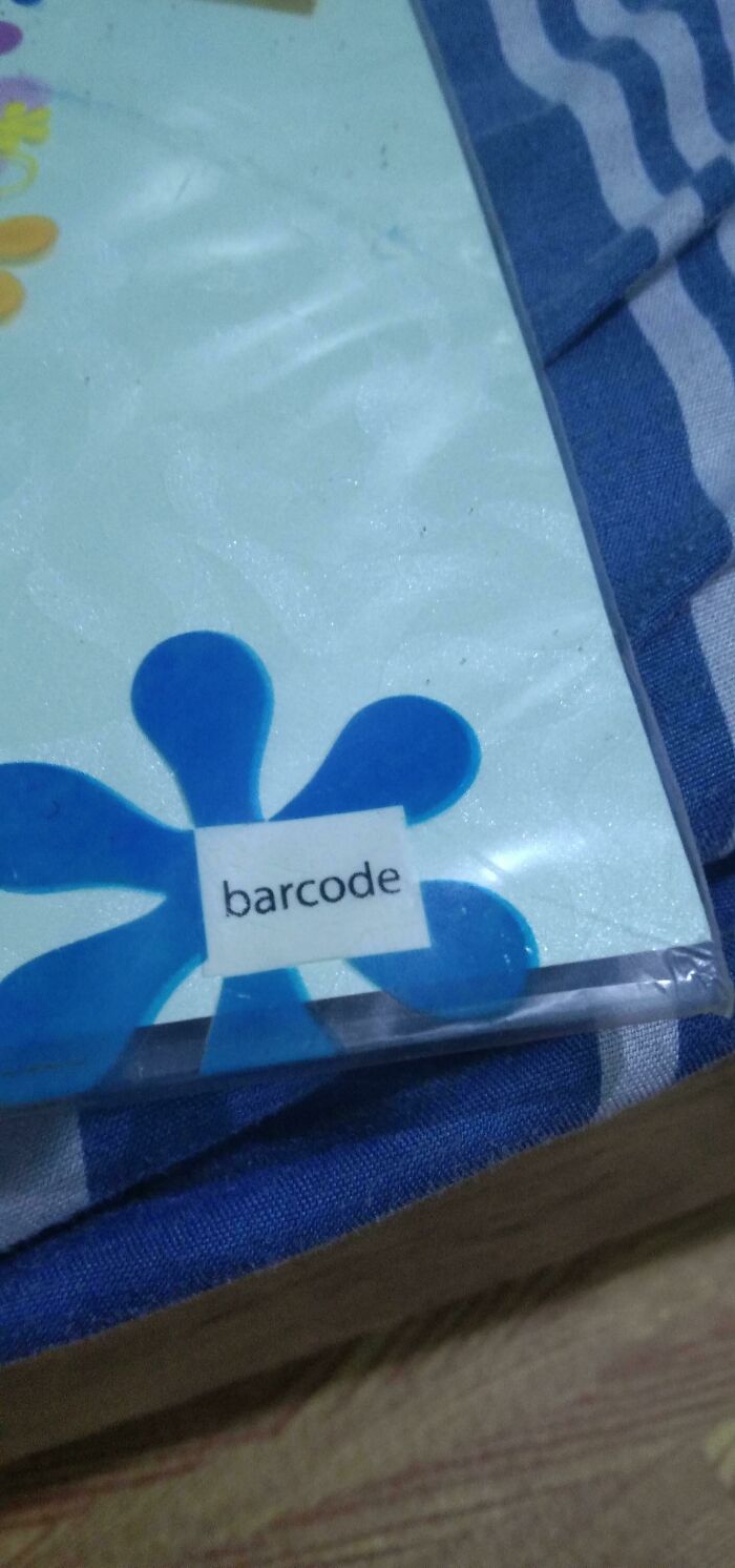 Ah Yes, The Barcode