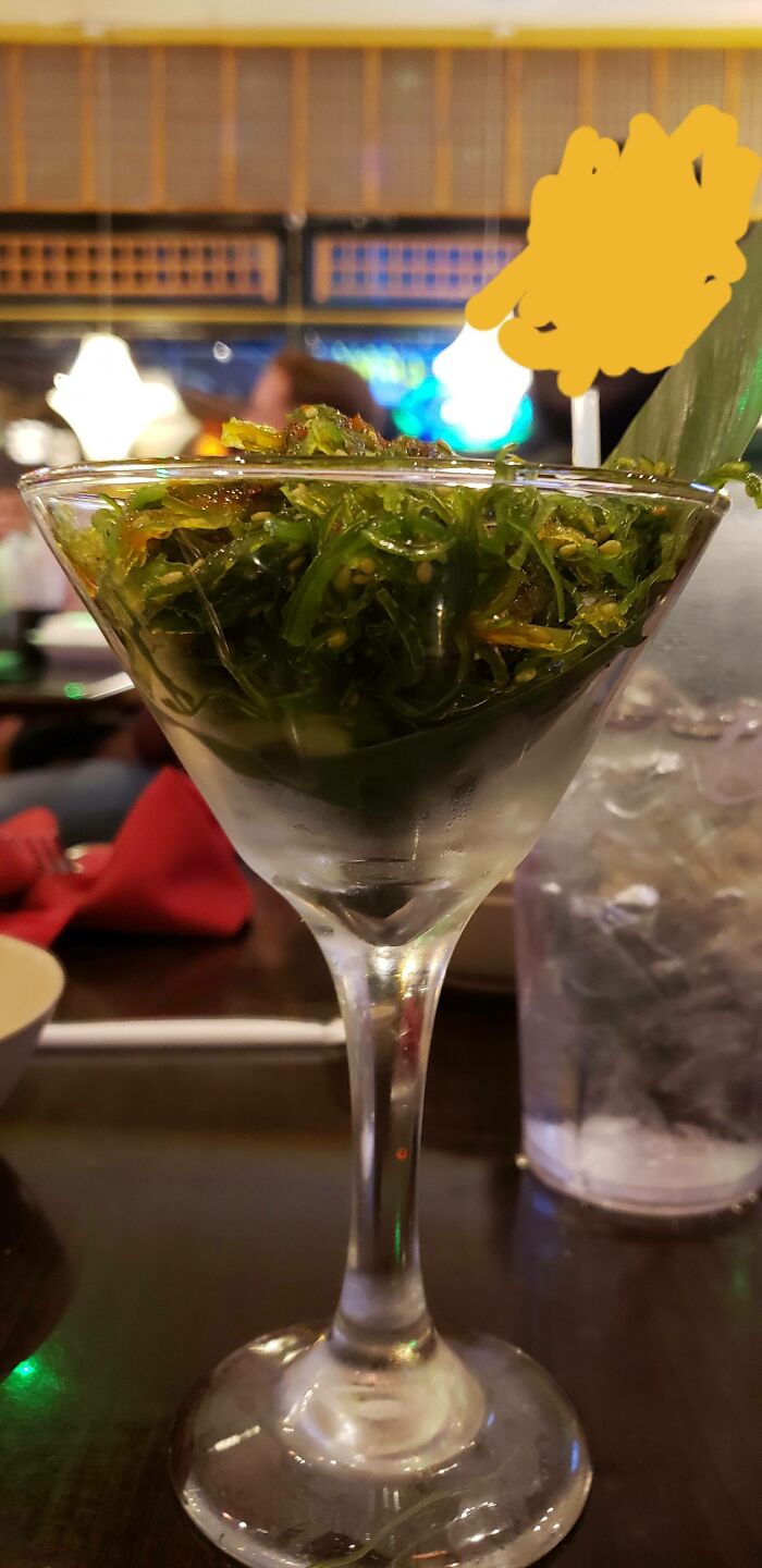 My Seaweed Salad Is Apparently A Cocktail Now
