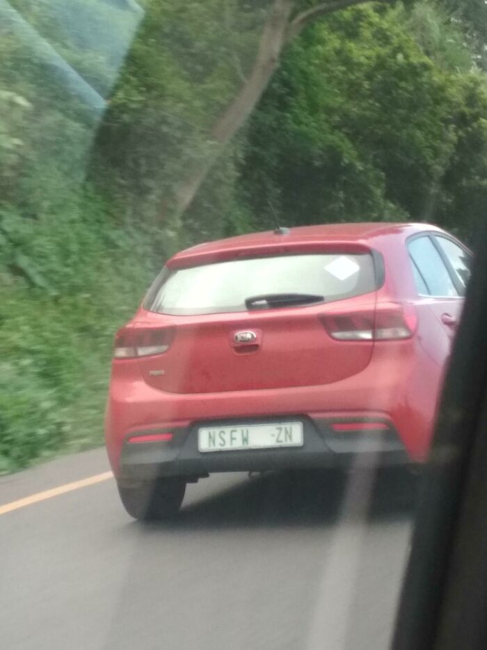 This Numberplate Is Nsfw