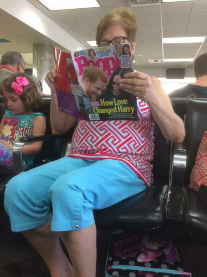 My Son Just Asked Me Why This Lady Is Reading Poop Magazine. I'm So Proud