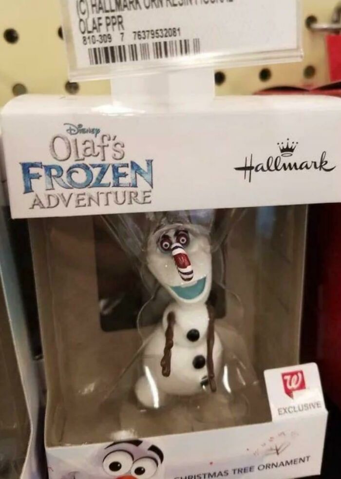 Olaf Had Too Much Snow