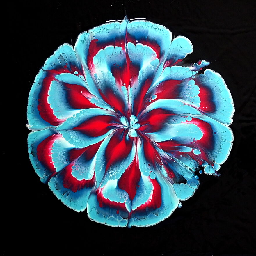 Step By Step ~ Cup Bottom Reverse Flower Dip Tutorial ~ Acrylic Pour Painting Step By Step ~ Cup Bottom Reverse Flower Dip Tutorial ~ Acrylic Pour Painting