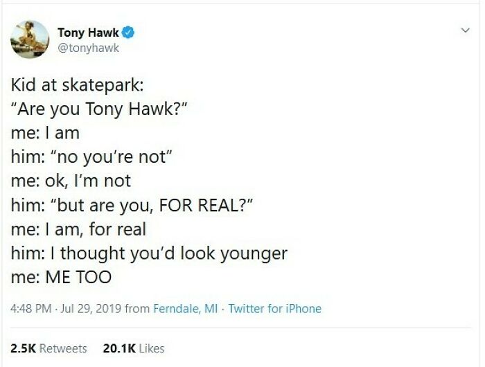 Tony Hawk's Twitter Is A Gift That Keeps On Giving