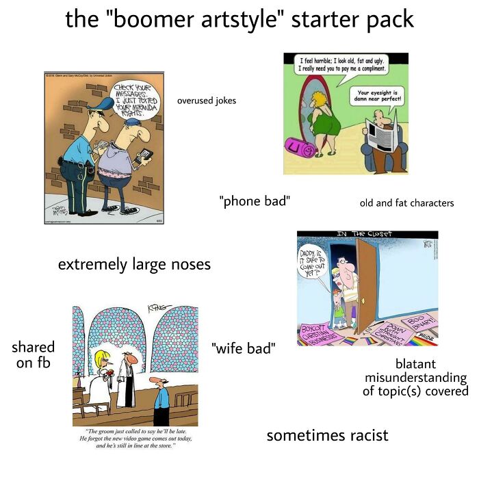 The "Boomer Artstyle" Starter Pack
