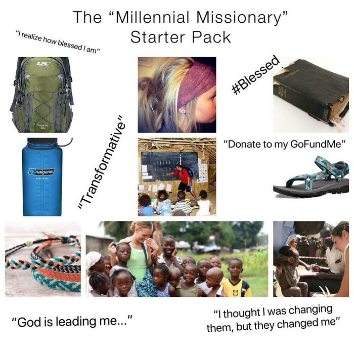 The “Millennial Missionary” Starter Pack