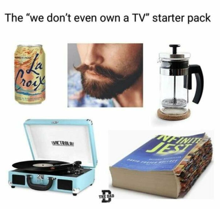 "We Don't Own A TV" Starter Pack
