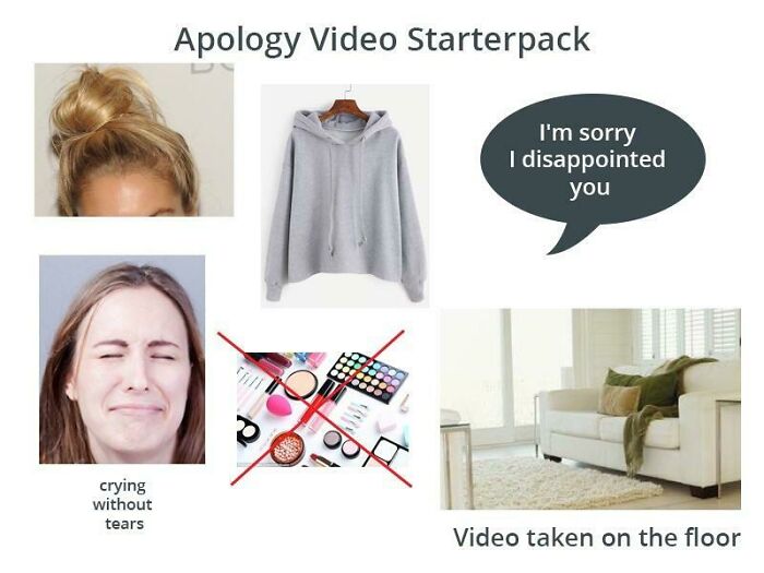 Apology Video Starterpack