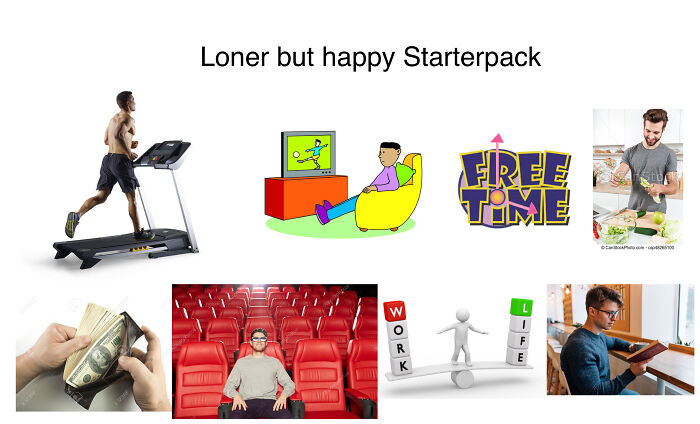 Loner But Happy Starterpack