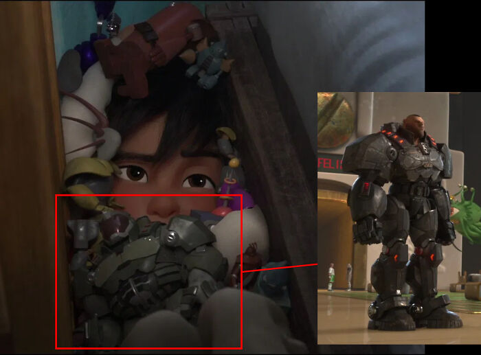 In Big Hero 6 (2014), One Of Hiro's Toys Is A Soldier From Wreck It Ralph (2012)