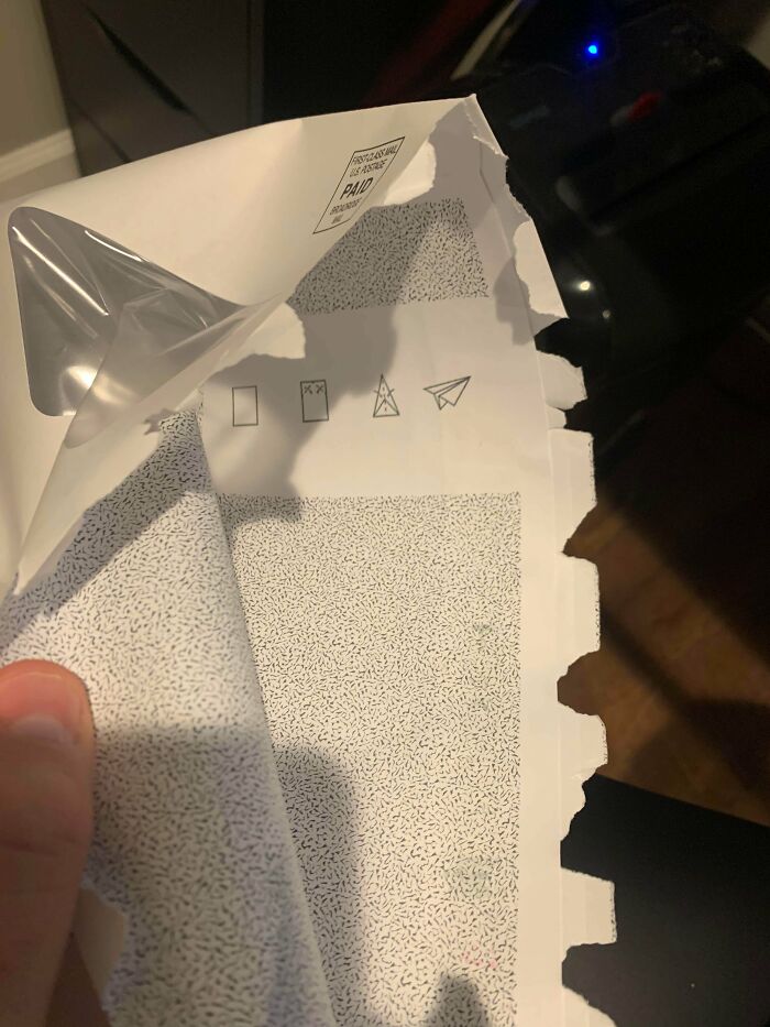 Paper Airplane Instructions Inside An Envelope