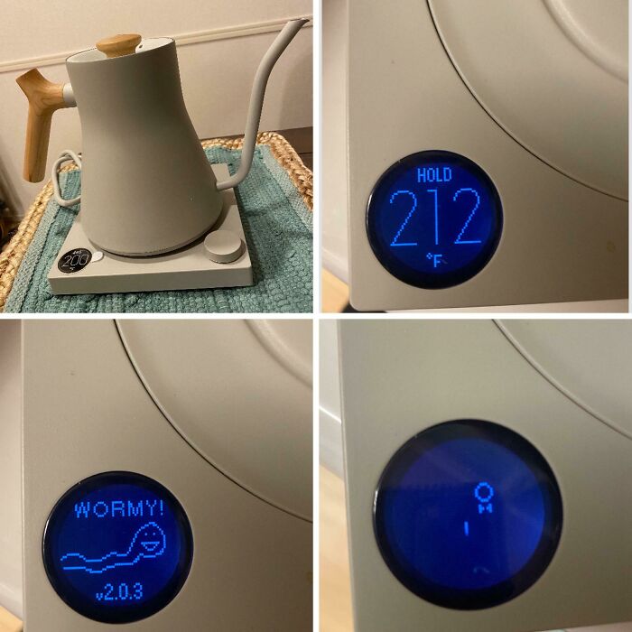 My Electric Kettle Has A Hidden Video Game In Its Temperature Screen