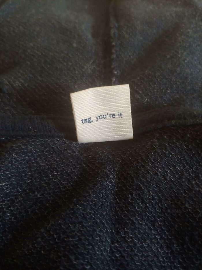 Found This On The Back Of My Shirt Tag