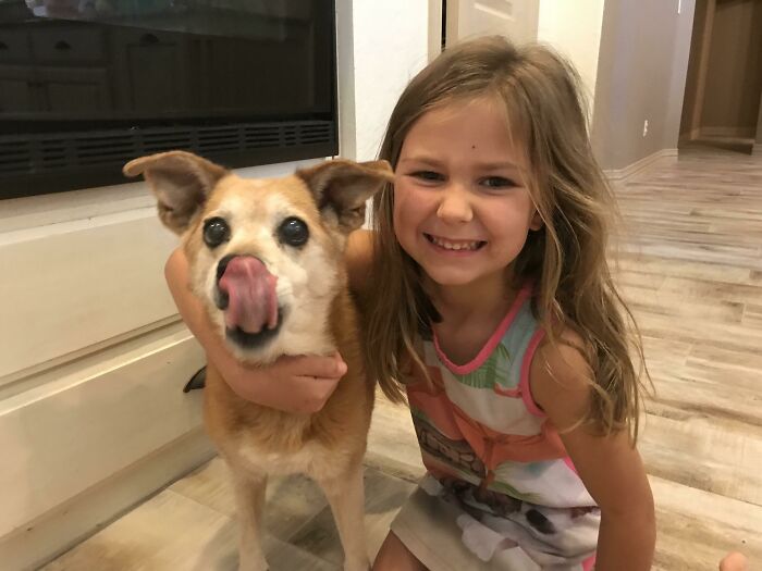 My Daughter And Her Old Doggo