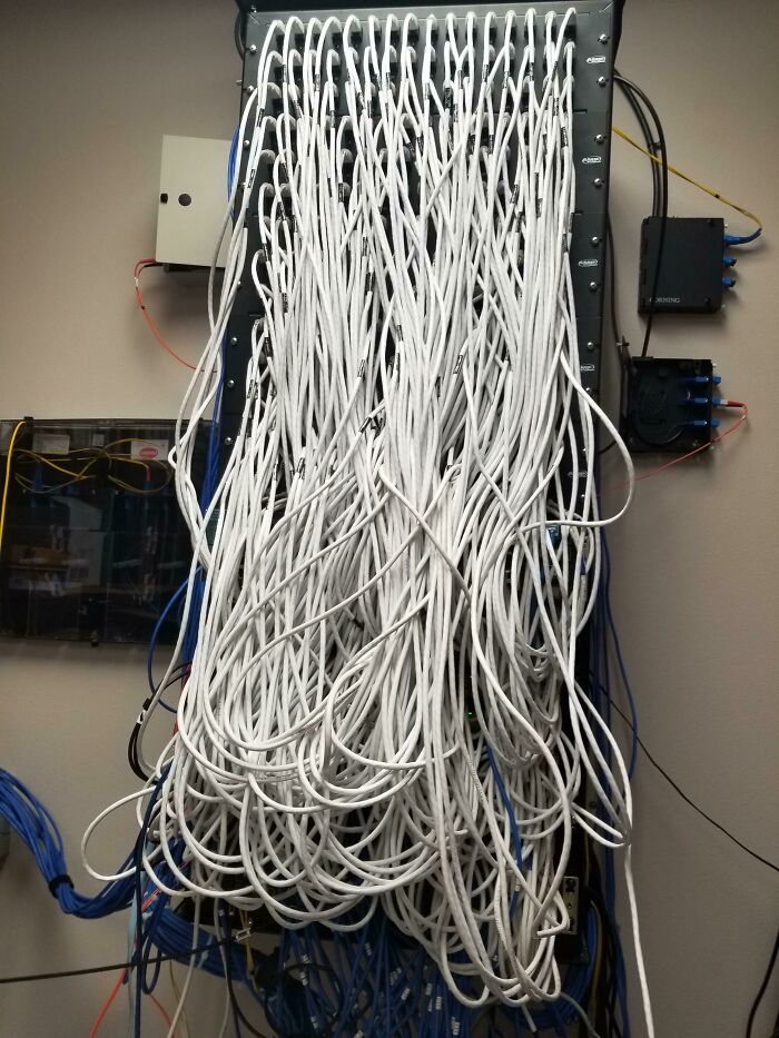 Working On A Customers Network. He Just Asked If I Knew What Port A Random Cable Was Plugged I To....