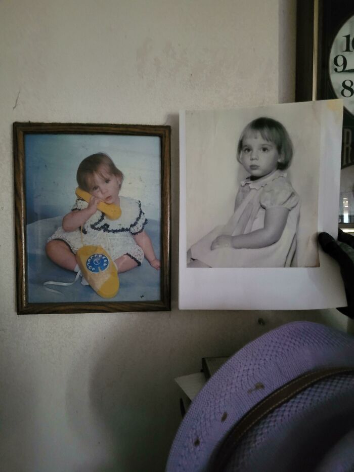 Me On The Left And My Mom On The Right, Both About 2 Years Old. Can Do The Same With High School As Well Lol
