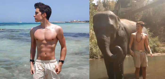 This Guy Is Really Cute And Has A Nice Body, But Edits His Pics So Badly. Instagram Pic vs. Youtube Still