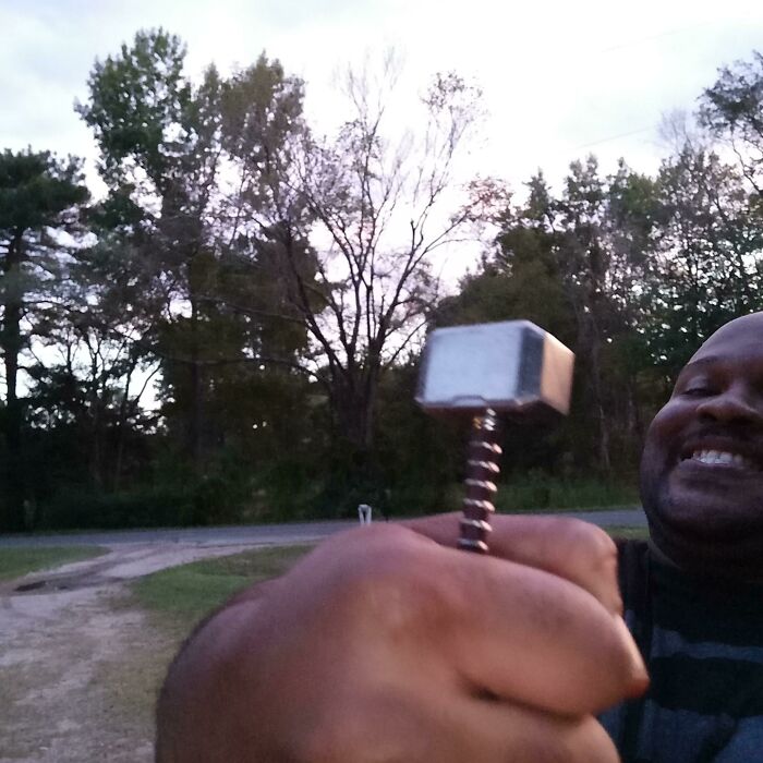 My “Full Sized” Mjolnir Arrived. I’m Still Happy And I Refused To Let My Moment Be Ruined