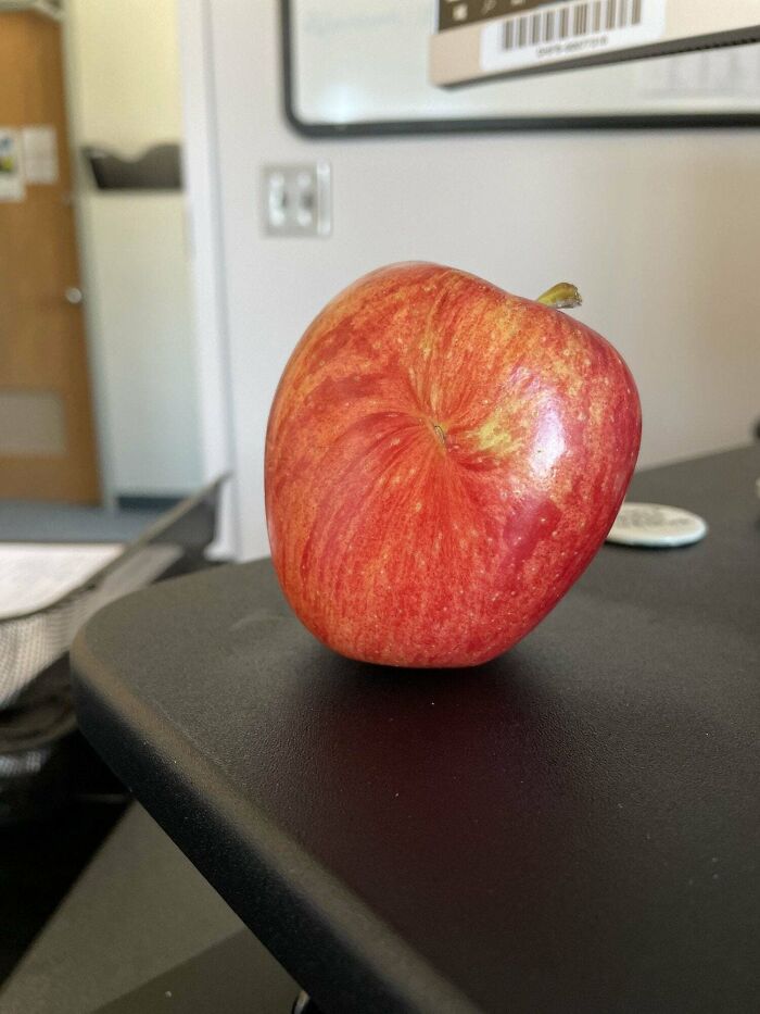 This Vortex On My Breakfast Apple