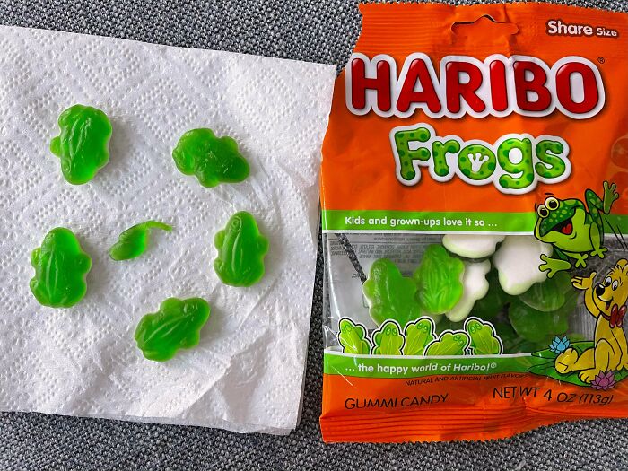 My Gummy Frogs Came With A Tadpole