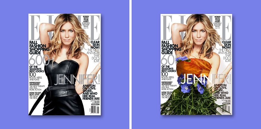 I Recreated Magazine Cover Looks With Floral Art (10 Pics)