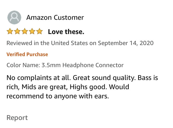 This Review For Headphones On Amazon......